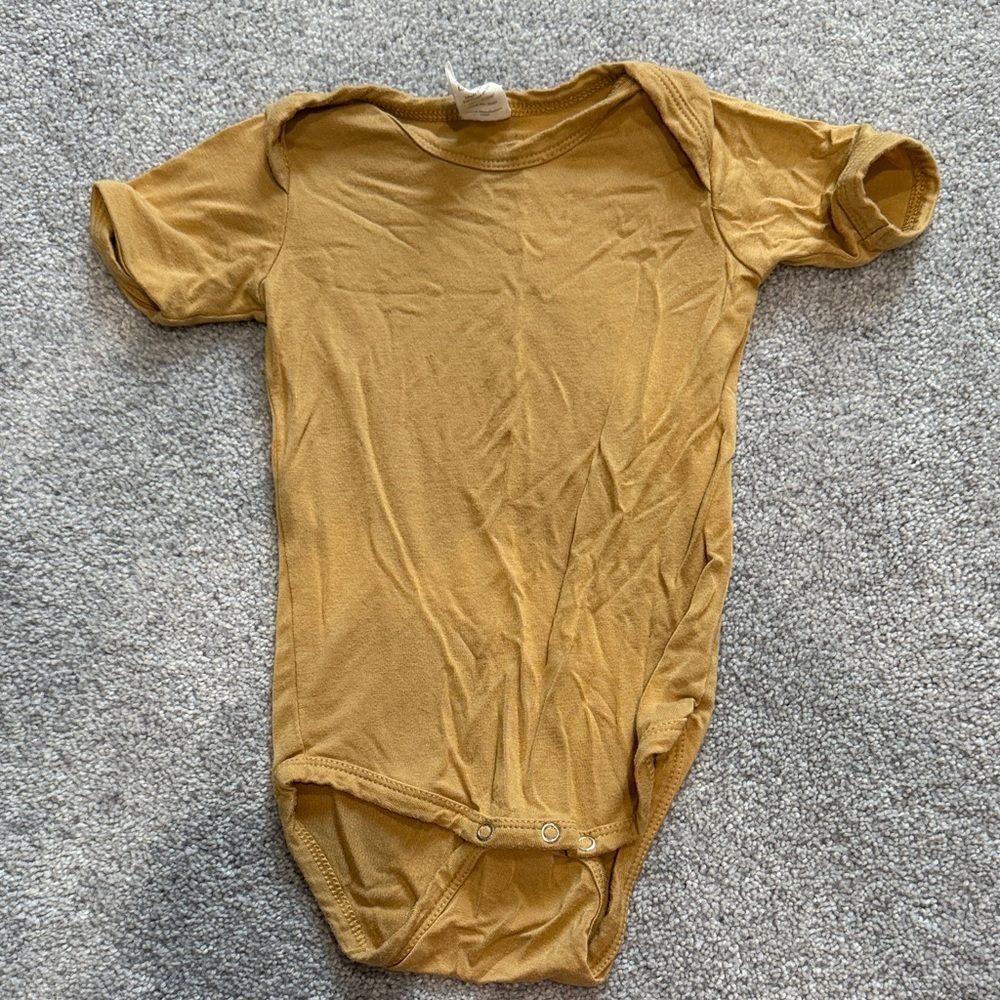 Vintage Kate Quinn Gold or Mustard Kids onesie One Piece